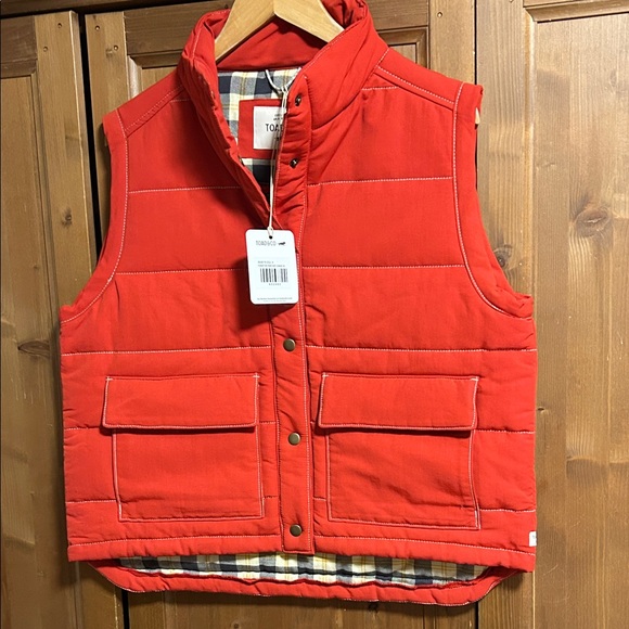 NWT* Wonen’s Toad & Co Forester Pass Vest - canoe red - XL - Picture 4 of 11